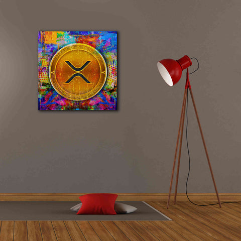 Image of 'XRP Crypto,' Canvas Wall Art,26 x 26