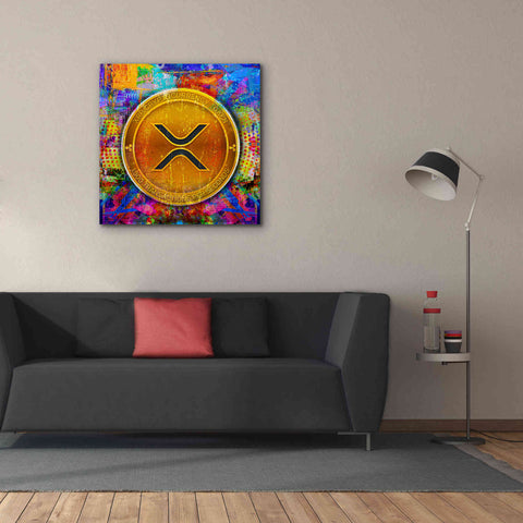 Image of 'XRP Crypto,' Canvas Wall Art,37 x 37