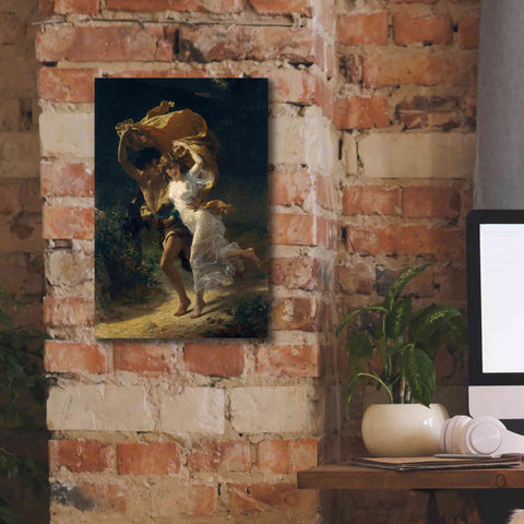 Image of Epic Art 'The Storm' by Pierre Auguste Cot, Canvas Wall Art,12 x 18