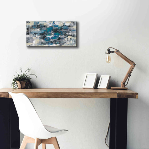 Image of Epic Art 'Moonlight Splash' by Silvia Vassileva, Canvas Wall Art,24 x 12