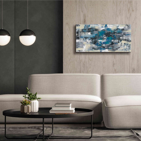 Image of Epic Art 'Moonlight Splash' by Silvia Vassileva, Canvas Wall Art,40 x 20