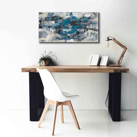 Image of Epic Art 'Moonlight Splash' by Silvia Vassileva, Canvas Wall Art,40 x 20
