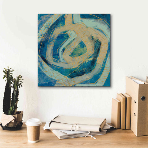 Image of Epic Art 'Mid Modern Tile I' by Silvia Vassileva, Canvas Wall Art,18 x 18