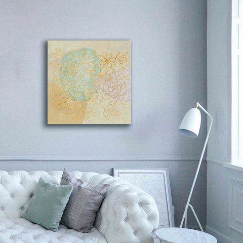 Image of Epic Art 'Mid Mod Sophisticated Floral I' by Silvia Vassileva, Canvas Wall Art,37 x 37