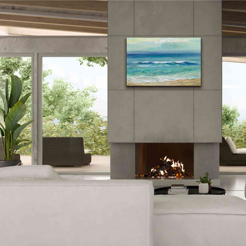 Image of Epic Art 'Seaside Sunrise' by Silvia Vassileva, Canvas Wall Art,40 x 26