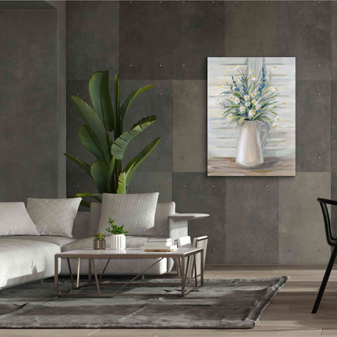 Image of Epic Art 'Cottage Windowsill' by Silvia Vassileva, Canvas Wall Art,40 x 54