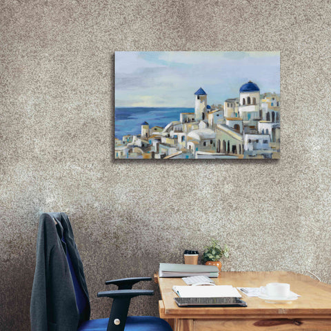 Image of Epic Art 'Santorini View I' by Silvia Vassileva, Canvas Wall Art,40 x 26