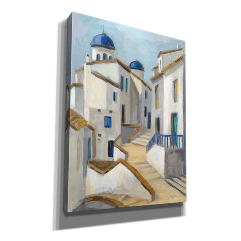 Image of Epic Art 'Santorini View II' by Silvia Vassileva, Canvas Wall Art,12x16x1.1x0,18x26x1.1x0,26x34x1.74x0,40x54x1.74x0