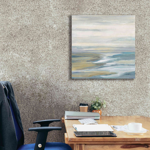 Image of Epic Art 'Morning Sea Light' by Silvia Vassileva, Canvas Wall Art,26 x 26