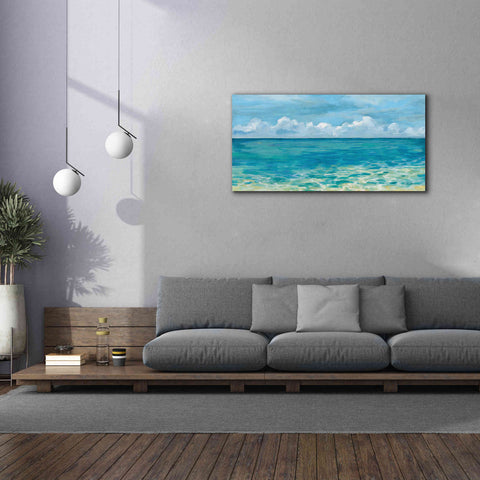 Image of Epic Art 'Caribbean Sea Reflections' by Silvia Vassileva, Canvas Wall Art,60 x 30