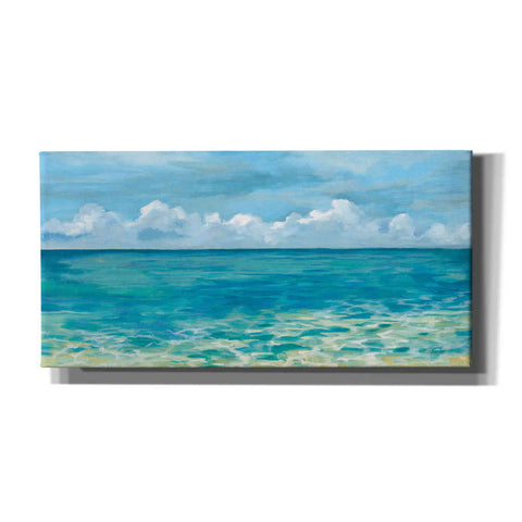 Image of Epic Art 'Caribbean Sea Reflections' by Silvia Vassileva, Canvas Wall Art,24x12x1.1x0,40x20x1.74x0,60x30x1.74x0