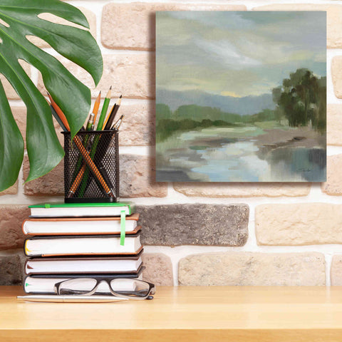 Image of Epic Art 'Sage Lake' by Silvia Vassileva, Canvas Wall Art,12 x 12