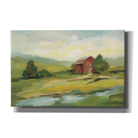 Image of Epic Art 'Springtime Farm' by Silvia Vassileva, Canvas Wall Art,18x12x1.1x0,26x18x1.1x0,40x26x1.74x0,60x40x1.74x0