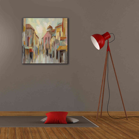 Image of Epic Art 'Pastel Street II' by Silvia Vassileva, Canvas Wall Art,26 x 26