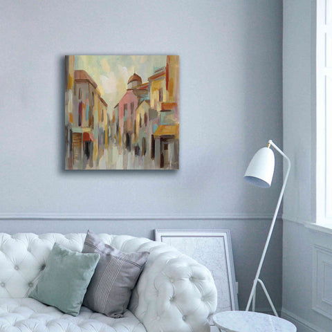 Image of Epic Art 'Pastel Street II' by Silvia Vassileva, Canvas Wall Art,37 x 37