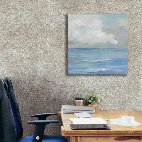 Image of 'Morning Seaside Clouds' by Silvia Vassileva, Canvas Wall Art,26 x 26