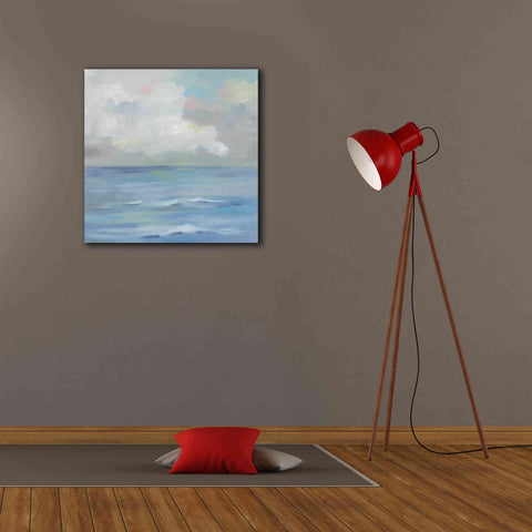 Image of 'Morning Seaside Clouds' by Silvia Vassileva, Canvas Wall Art,26 x 26