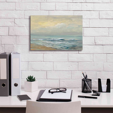 Image of 'Sunrise Over the Sea' by Silvia Vassileva, Canvas Wall Art,18 x 12