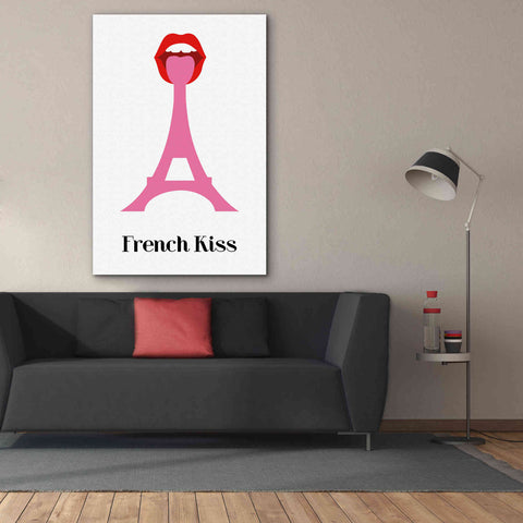 Image of 'French Kiss' by Cesare Bellassai, Canvas Wall Art,40 x 60