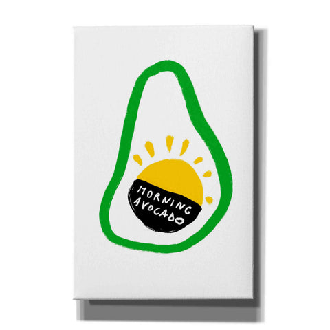Image of 'Morning Avocado' by Cesare Bellassai, Canvas Wall Art,12x18x1.1x0,18x26x1.1x0,26x40x1.74x0,40x60x1.74x0