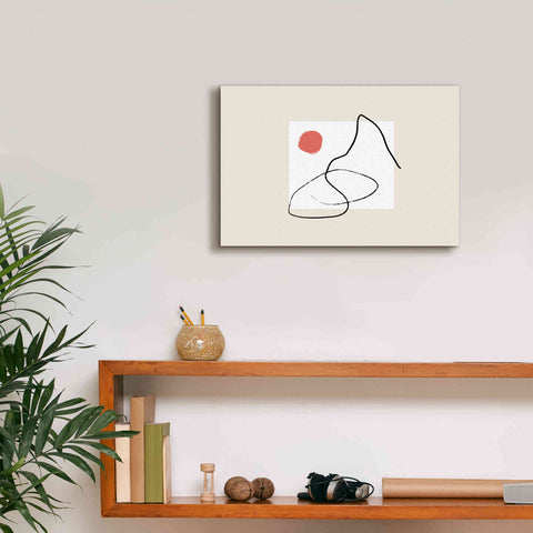 Image of 'Nordic Landscape' by Cesare Bellassai, Canvas Wall Art,18 x 12