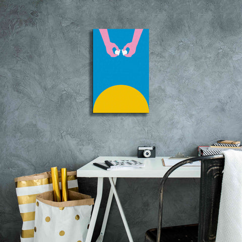 Image of 'Sunrise with Breakfast' by Cesare Bellassai, Canvas Wall Art,12 x 18
