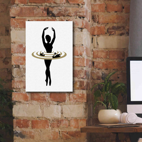 Image of 'The Black Swan' by Cesare Bellassai, Canvas Wall Art,12 x 18