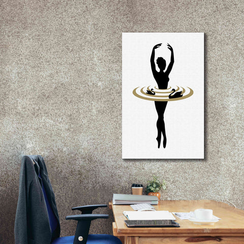 Image of 'The Black Swan' by Cesare Bellassai, Canvas Wall Art,26 x 40
