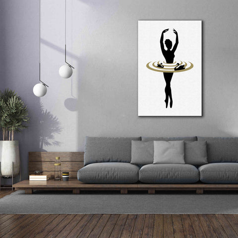 Image of 'The Black Swan' by Cesare Bellassai, Canvas Wall Art,40 x 60