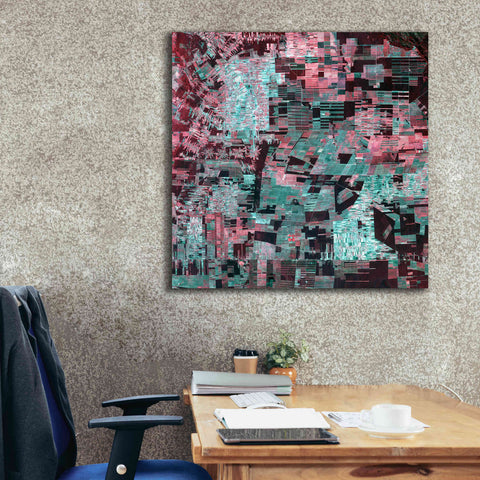 Image of 'Earth as Art: Bolivia Deforestation' Canvas Wall Art,37 x 37