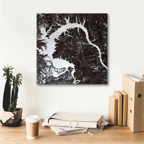 Image of 'Earth as Art: Dragon Lake' Canvas Wall Art,18 x 18