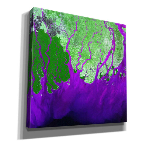 Image of 'Earth as Art: Ganges RIver Delta' Canvas Wall Art
