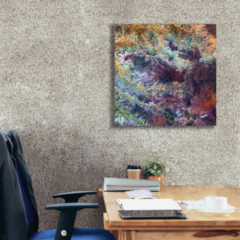 Image of 'Earth as Art: Ghadamis River' Canvas Wall Art,26 x 26