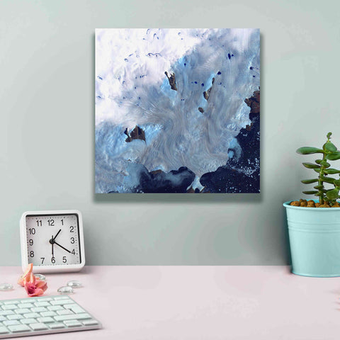 Image of 'Earth as Art: Greenland Coast' Canvas Wall Art,12 x 12