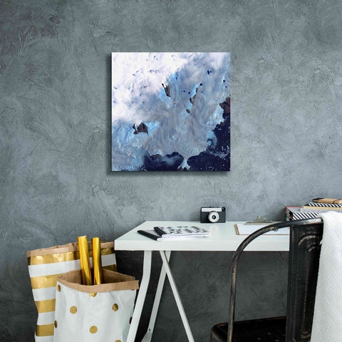 Image of 'Earth as Art: Greenland Coast' Canvas Wall Art,18 x 18