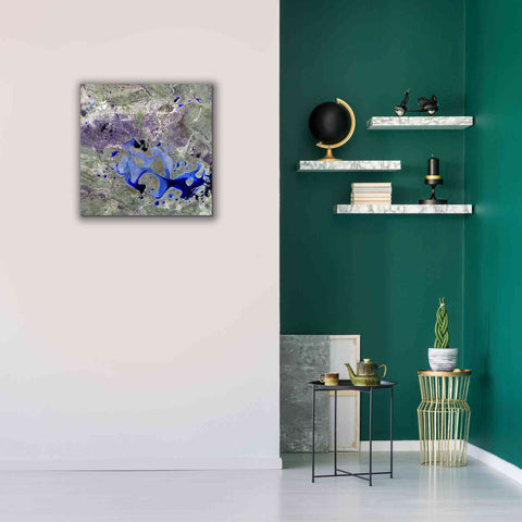 Image of 'Earth as Art: Lake Carnegie' Canvas Wall Art,26 x 26