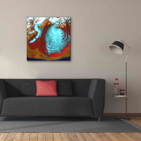 Image of 'Earth as Art: Malaspina Glacier' Canvas Wall Art,37 x 37