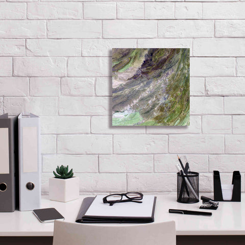 Image of 'Earth as Art: Sulaiman Mountains' Canvas Wall Art,12 x 12