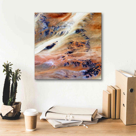 Image of 'Earth as Art: Terkezi Oasis' Canvas Wall Art,18 x 18