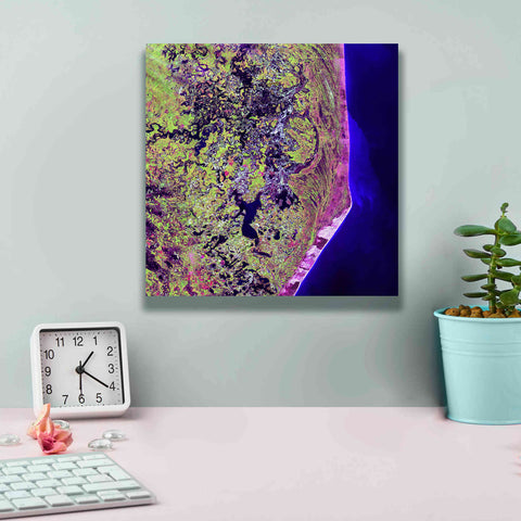 Image of 'Earth as Art: Cabo San Antonio' Canvas Wall Art,12 x 12