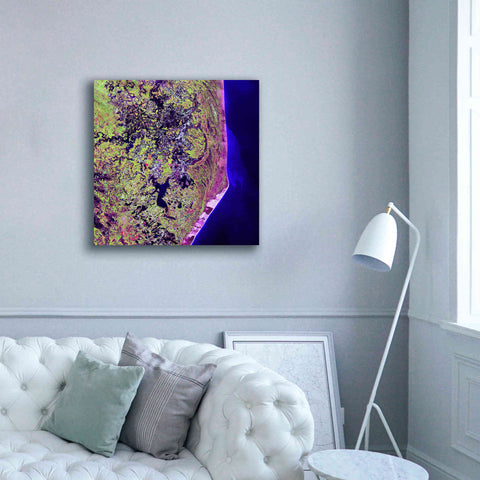 Image of 'Earth as Art: Cabo San Antonio' Canvas Wall Art,37 x 37
