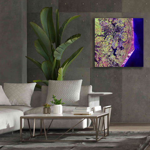 Image of 'Earth as Art: Cabo San Antonio' Canvas Wall Art,37 x 37