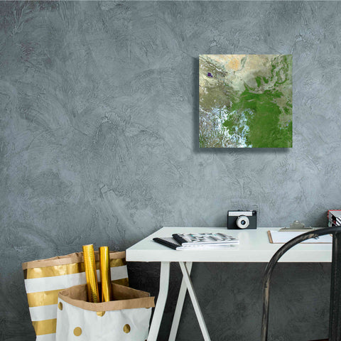 Image of 'Earth as Art: Eastern Asia' Canvas Wall Art,12 x 12