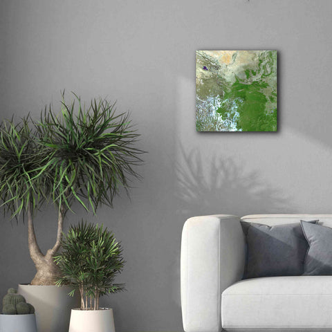 Image of 'Earth as Art: Eastern Asia' Canvas Wall Art,18 x 18