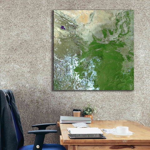 Image of 'Earth as Art: Eastern Asia' Canvas Wall Art,37 x 37