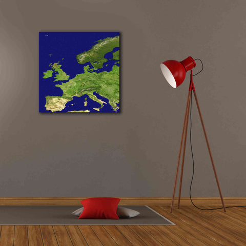Image of 'Earth as Art: Europe ' Canvas Wall Art,26 x 26