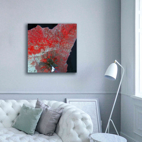 Image of 'Earth as Art: Mt. Etna' Canvas Wall Art,37 x 37