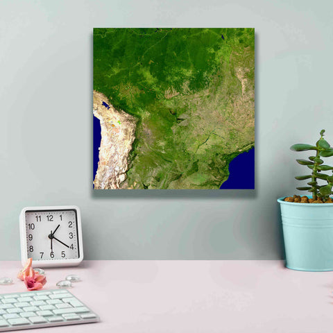 Image of 'Earth as Art: South America' Canvas Wall Art,12 x 12