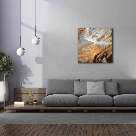 Image of 'Earth as Art: Algerian Sahara,' Canvas Wall Art,37 x 37
