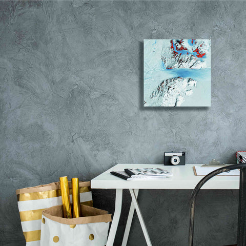 Image of 'Earth as Art: Byrd Glacier,' Canvas Wall Art,12 x 12
